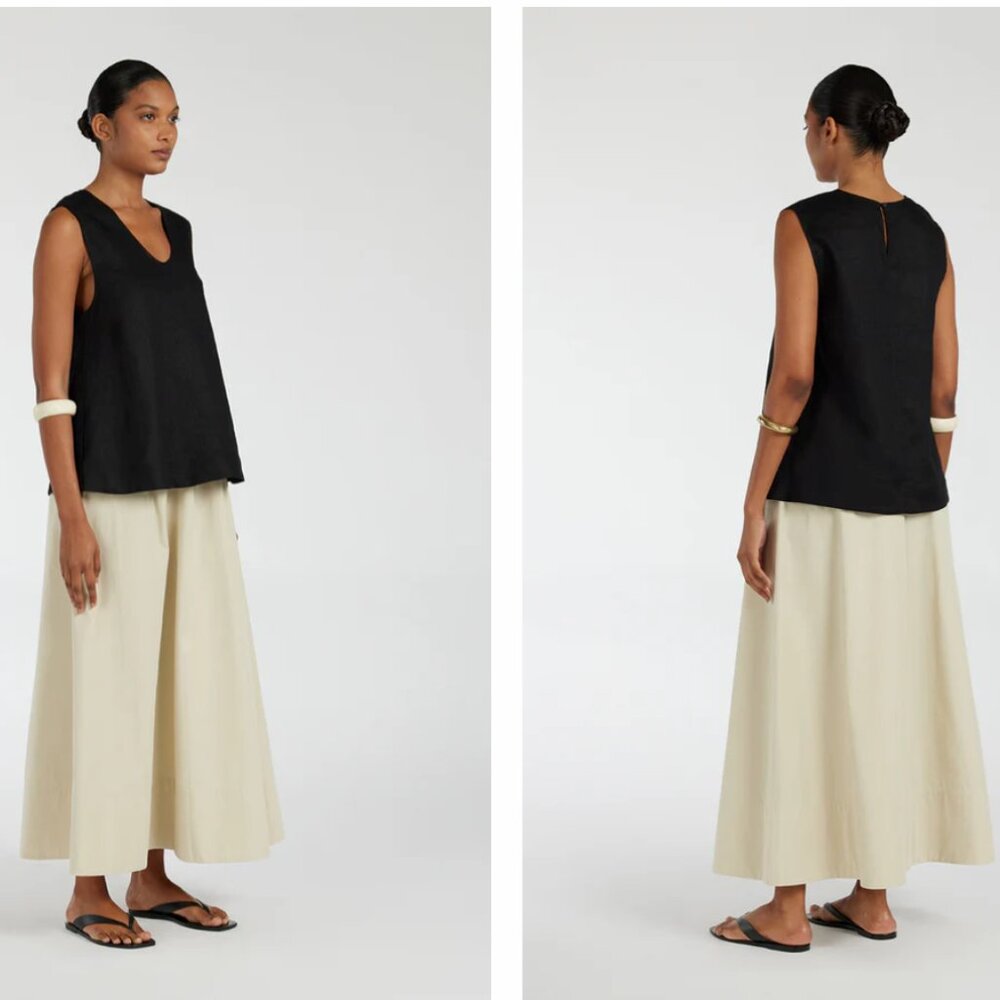 NWT DISSH KIRSTY STONE COTTON CIRCLE SKIRT